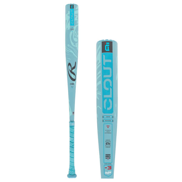 Rawlings Clout AI BBCOR Baseball Bat: RBB5C3